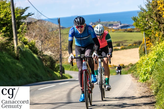 Gianni Epifani (left) and Juan Kinley both completed the Canaccord Sportive last weekend, finishing in 3h31m46s and 3h44m45s respectively (Photo: Gary Jones)