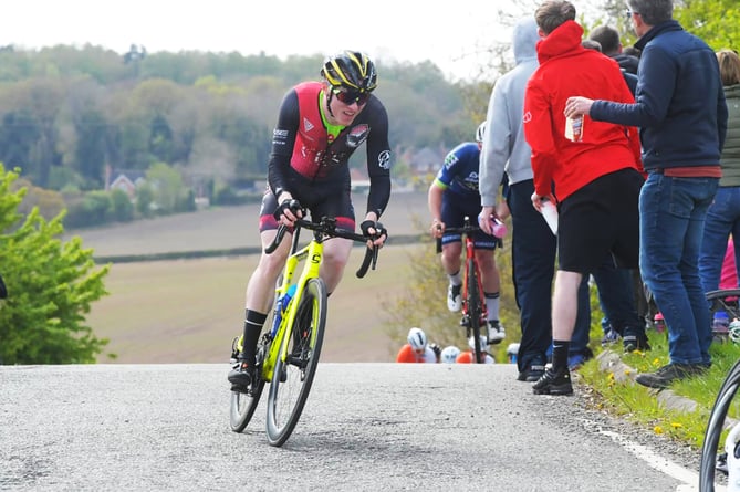 Corrin Leeming finished 20th in the PB Performance Espoirs Under-23 Road Race in Leicestershire recently (Photo: VeloUK)