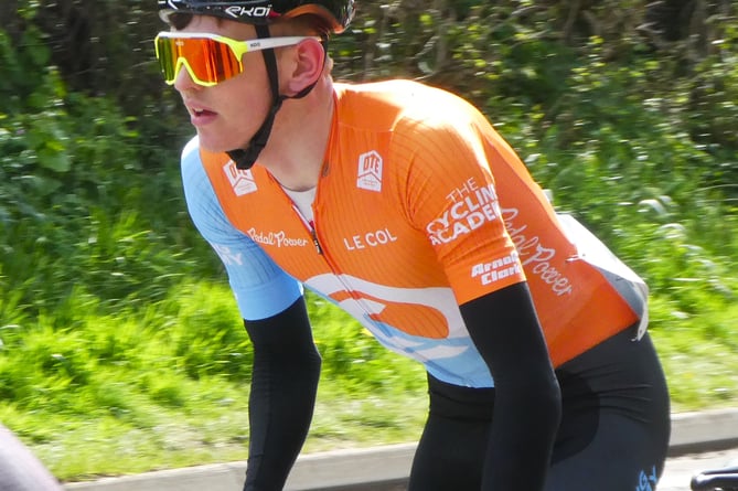 Callum Salisbury also performed will in the Espoirs Under-23 Road Race in Leicestershire (Photo: Gary Salisbury)