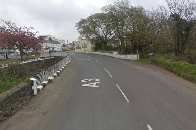 Ballaugh Bridge, where the incident has taken place