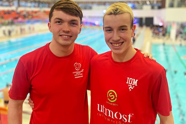 Cousins Joel (left) and Kieran Watterson were in fine form at the event