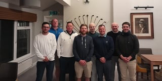 Isle of Man golfers in action off island