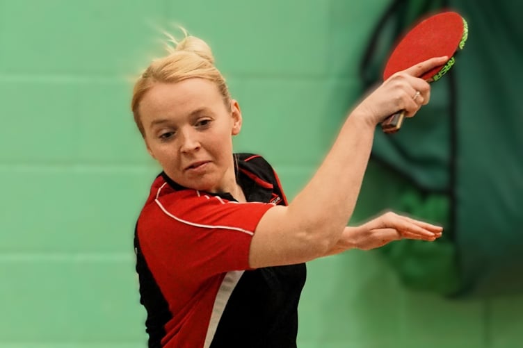 Top seed Becky Taylor got the better of Wilma Dalugdugan and Sonja Shaw to clinch the women's singles title (Photo: Malcolm Lambert)