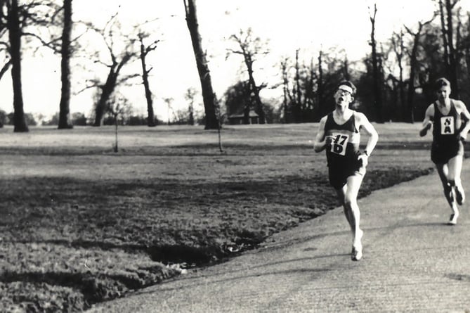 Joe competing in the Hyde Park Relay in 1966, when representing Salford RCAT 