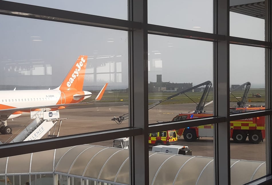 Flight delays at Isle of Man airport amid incident on runway - live