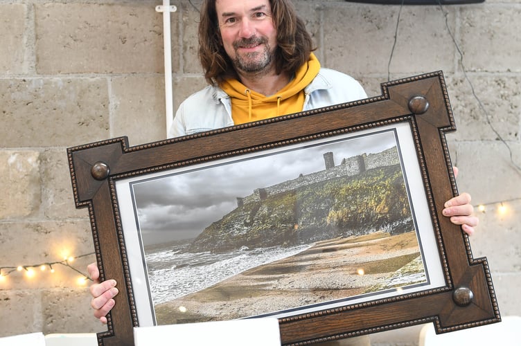 Photographer Jimmy Thistle with his stall at the Finders Keepers artisan market