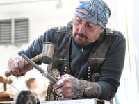Pictures show artisan event showcasing the island's finest designers