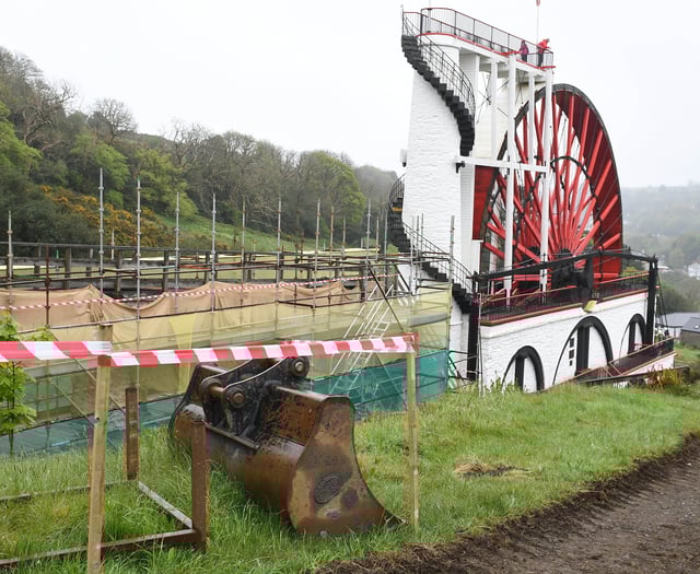Video shows work to bring iconic Laxey Wheel back to its former glory