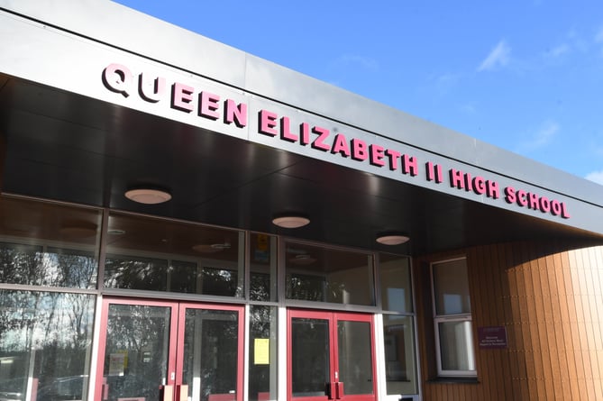 Queen Elizabeth II High School (or QEII) in Peel - 