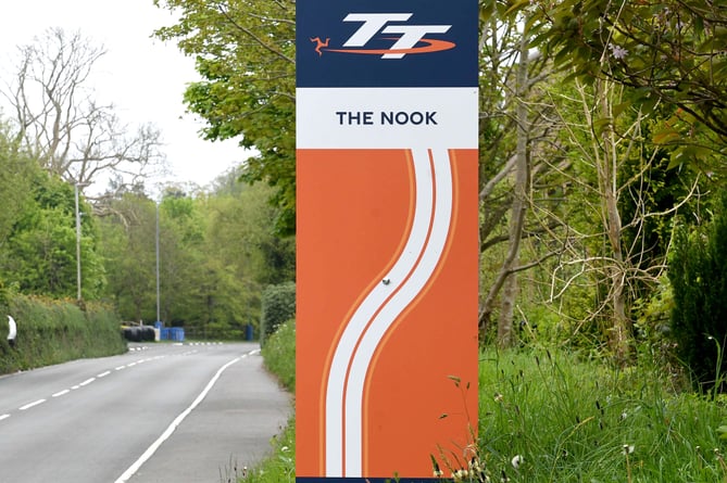 TT course signage at the Nook