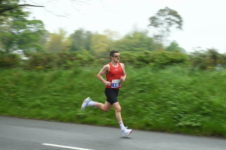 Northern AC's Alan Corlett won the Rosemary Mazzone Northern 10-mile road race in a time of 53 minutes 41 seconds on Sunday (Photo: Philip Crowe)