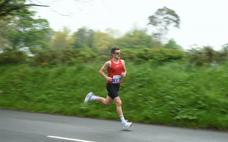 Northern AC's Alan Corlett won the Rosemary Mazzone Northern 10-mile road race in a time of 53 minutes 41 seconds on Sunday (Photo: Philip Crowe)