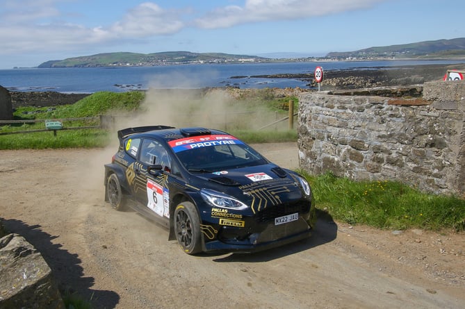 2023 winners Callum Black and Jack Morton will be back in the island aiming to defend their Manx National Rally title over the next few days (Photo: Manx Auto Sport)