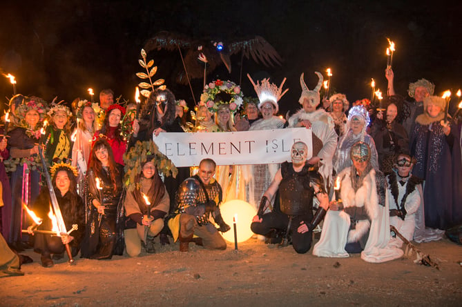 Element Isle are the new sponsor of Oie Voaldyn, the Isle of Man's Fire Festival held in Peel.