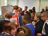 Tense pictures show staff in action during 'major incident' test 