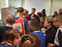 Tense pictures show staff in action during 'major incident' test 