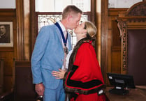 Sealed with a kiss! Natalie officially re-elected as Mayor of Douglas