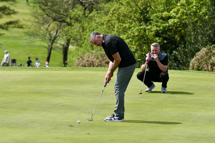 Liverpool F.C icon John Aldrige at the golf event in Ramsey
