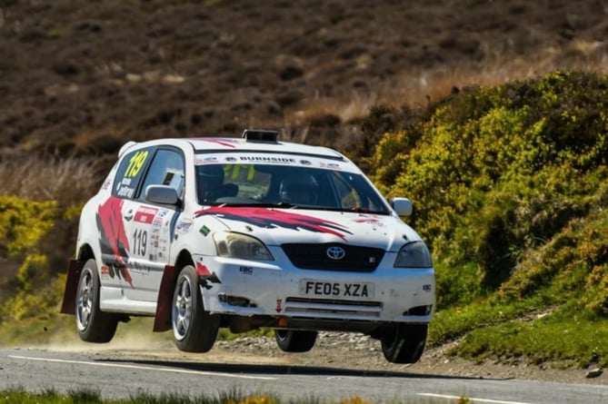 Bonnie Papper will form part of an all local crew with driver Gary Leece at this weekend's Manx National Rally