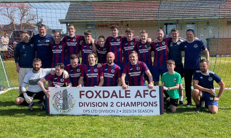 Foxdale clinched the Division Two title on Saturday afternoon