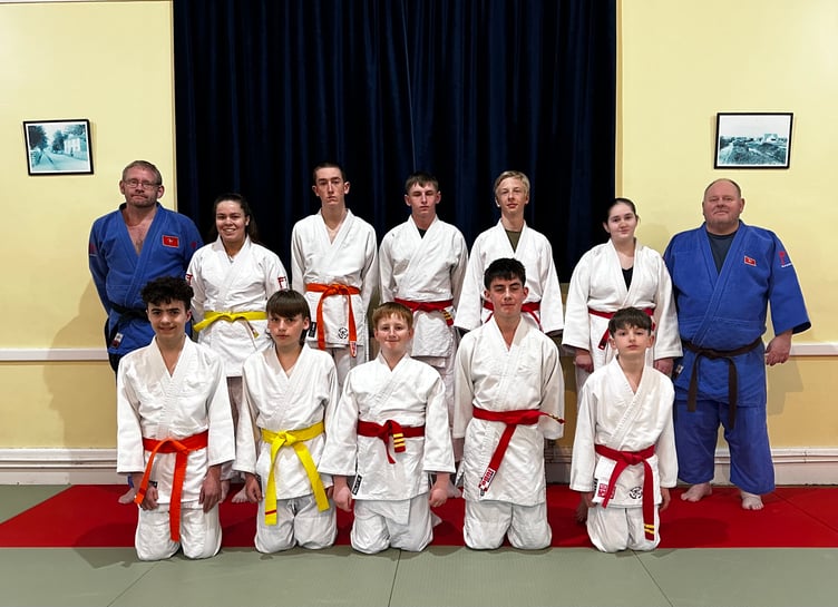 The members of Isle of Man (Southern) Judo Club that attended the recent Richard Lloyd Memorial Competition