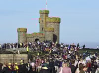 Pictures show crowds taking part in Tower of Refuge Walk 2024