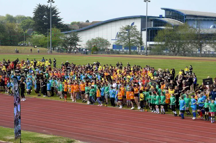 Hundreds of youngsters take part on the Manx Youth Games
