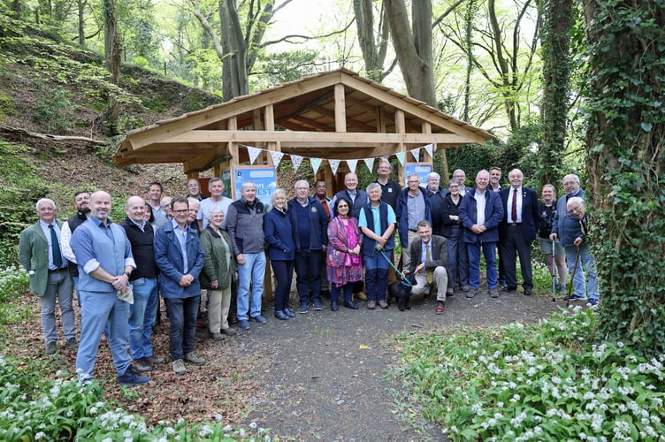 The opening of the Manx Wildlife Trust's Hairpin Woodland Park in Ramsey