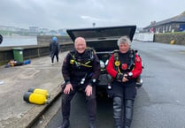 Lieutenant Governor and Lady Lorimer become qualified ocean divers