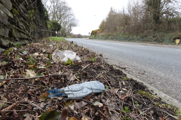 Litter in Douglas -