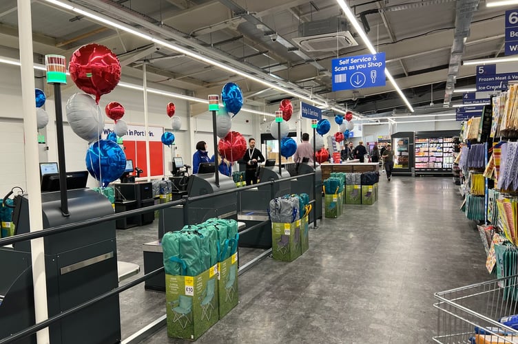 Inside the new Port Erin Tesco store