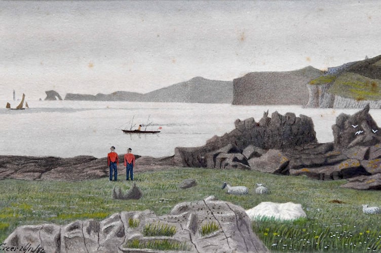 'A View from Scarlett' by Robert Creer ( December 1884)
