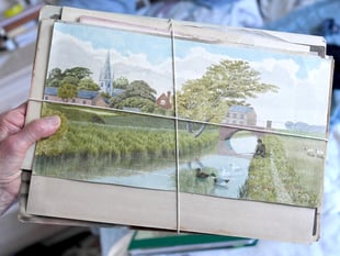 Paintings by renowned Manx artist found with note 'to throw them out'