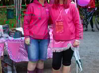 Paint The Plantation Pink bike event in aid of breast cancer group 