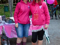 Paint The Plantation Pink bike event in aid of breast cancer group 