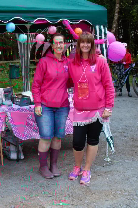 Paint The Plantation Pink organisers Serena Wood and Melanie Dowling