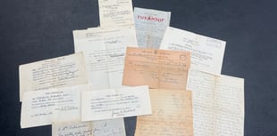 Letters written by couple interned on the island saved after 'tip-off'