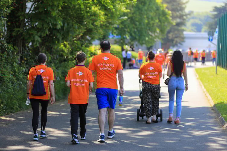 The 'Wheel and Walk' gets underway