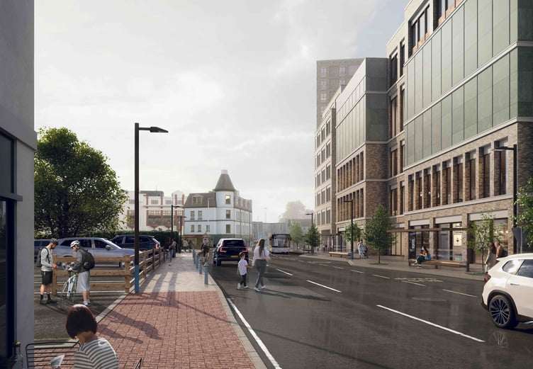 3D design plan of the new Lord Street development