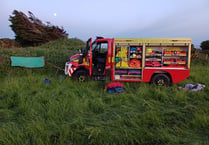Young swimmers rescued from quarry in Castletown last night 