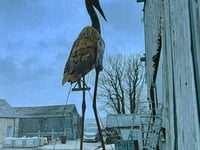 Plans for giant heron sculpture in approved