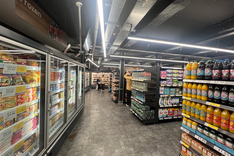 Peel's new Tesco Express store on Michael Street opened this morning (Friday)