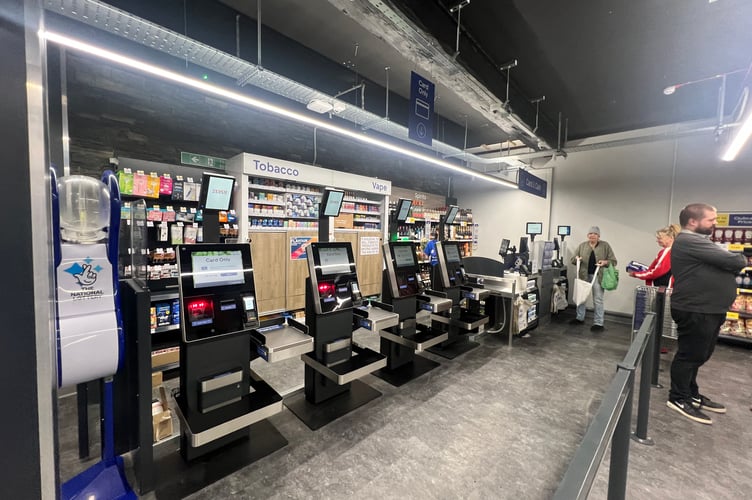 Peel's new Tesco Express store on Michael Street opened this morning (Friday)