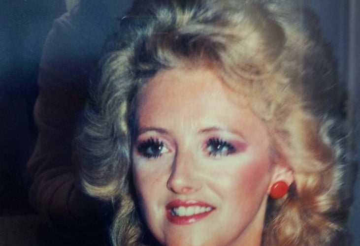 Linda Caulfield in her early days as a singer