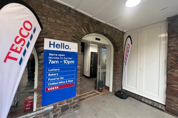 Peel's new Tesco Express store on Michael Street opened this morning (Friday)