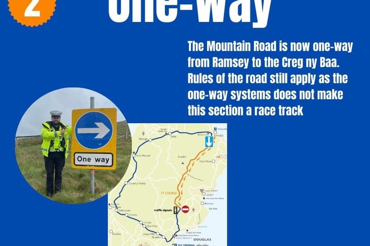 One-way system on Mountain Road is now in force