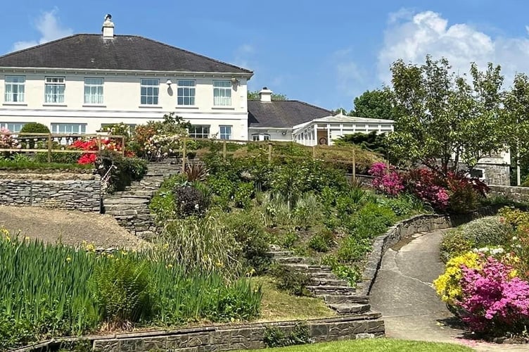 One of the secret gardens that were opened to the public