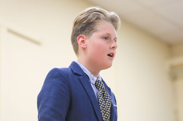 Maximus James read the poem Blackberry Picking by Seamus Heaney.