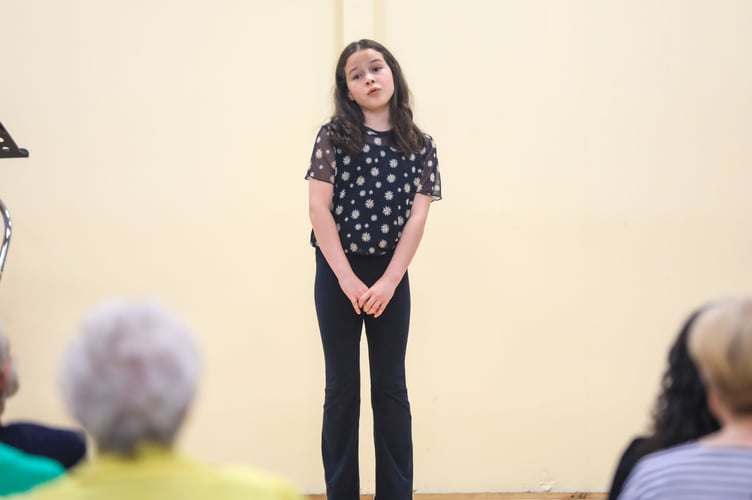 Daisy Harrison sings traditional Scottish song The Dark Island.