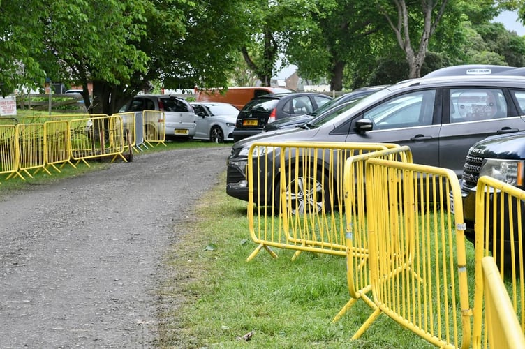 The TT car park adjacent to St George's Football Club on Glencrutchery Road